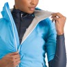 женская куртка с коротким рукавом Sportful Rythmo W Puffy 2024 голубая